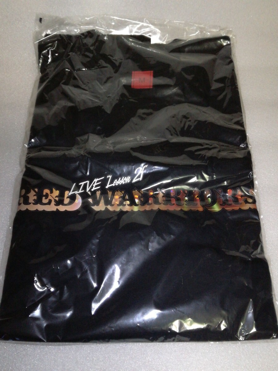 【新品・未開封・レア品】 RED WARRIORS レッド・ウォーリアーズ LIVE “Lesson21” 付属特典Tシャツ (M)サイズ_画像1