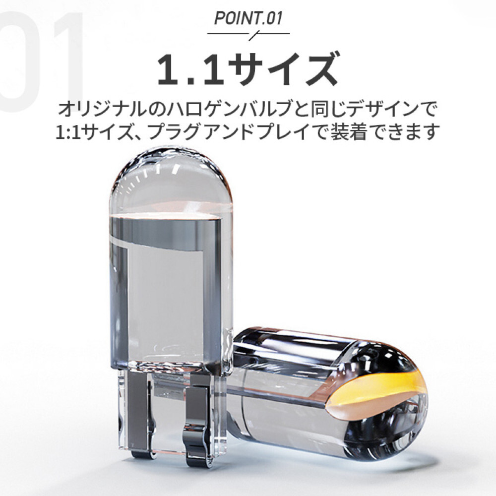 TRS LEDバルブ T10 ウェッジ 24V 360度発光 ピンク 2個(gè)セット 310136