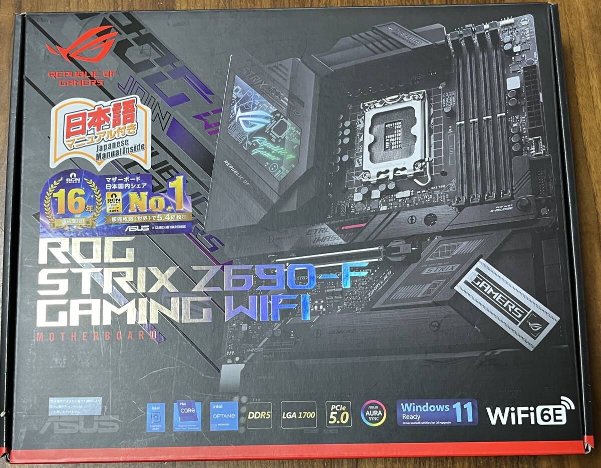 ASUS ROG STRIX Z690-F GAMING WIFI LGA1700 ATXマザーボード