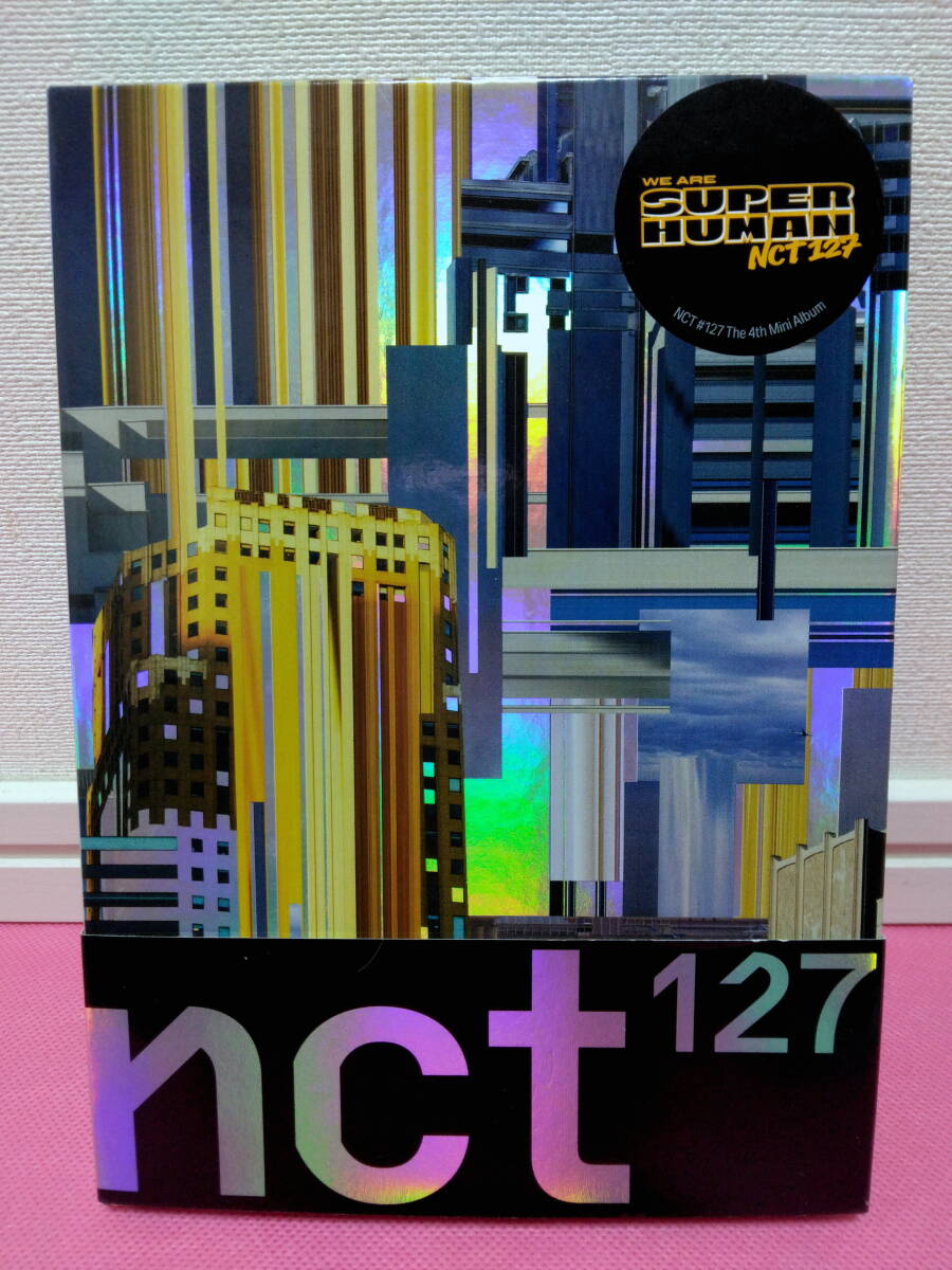 K-POP♪ NCT 127／4th Mini Album「NCT#127 WE ARE SUPERHUMAN」韓国盤CD+フォトブック 美品！希少品！