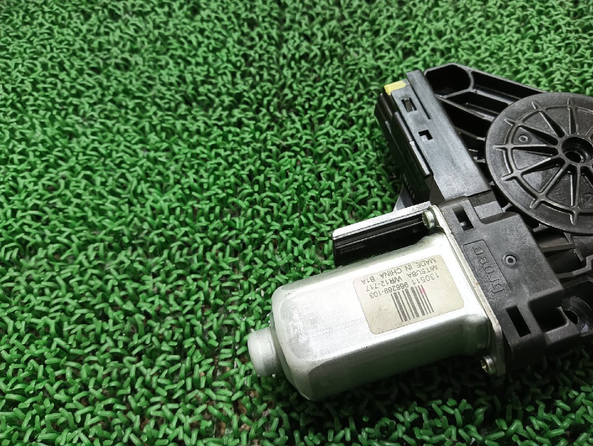 ボルボ 右 フロントウィンドウレギュレータモーター V40 DBA-MB4164T, 2014 #hyj NSP221345