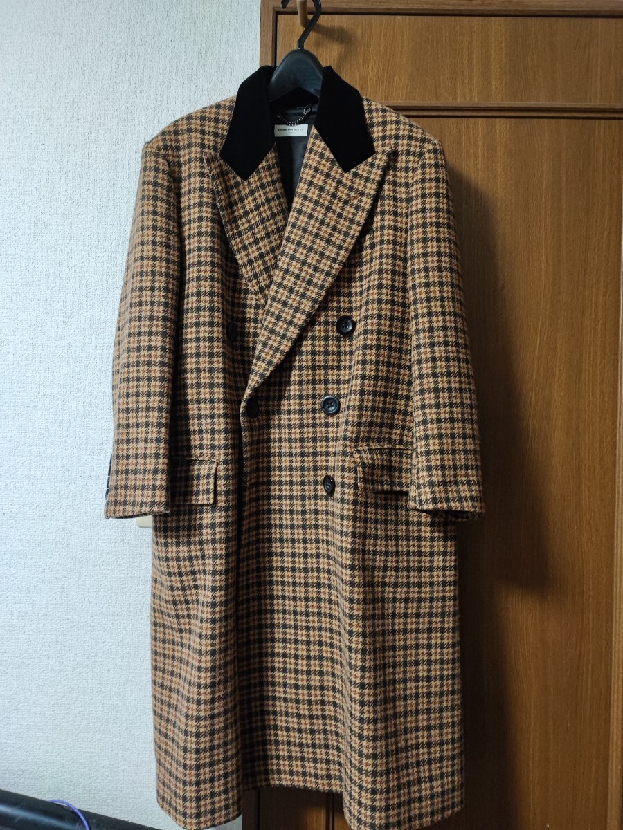 DRIES VAN NOTEN チェック ダブルブレストコート 20AW 44|Yahoo DRIES VAN NOTEN チェック ダブルブレストコート 20AW 44|Yahoo