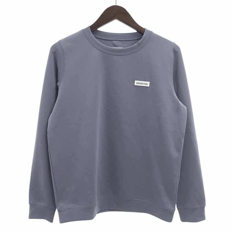 【PRICE DOWN】BRIEFING 3D Logo CREW NECK ゴルフ 3Dロゴ Tシャツ カットソー ライトブルー サイズ レディースM