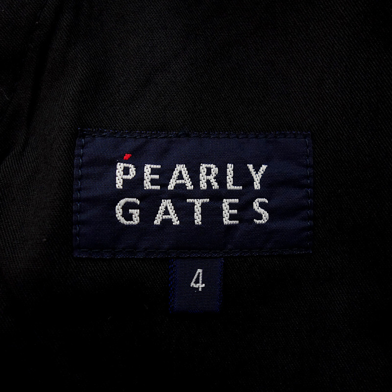 【特別価格】PEARLY GATES ゴルフ スカルバニー チェック パンツ グレー×ネイビー サイズ メンズ4
