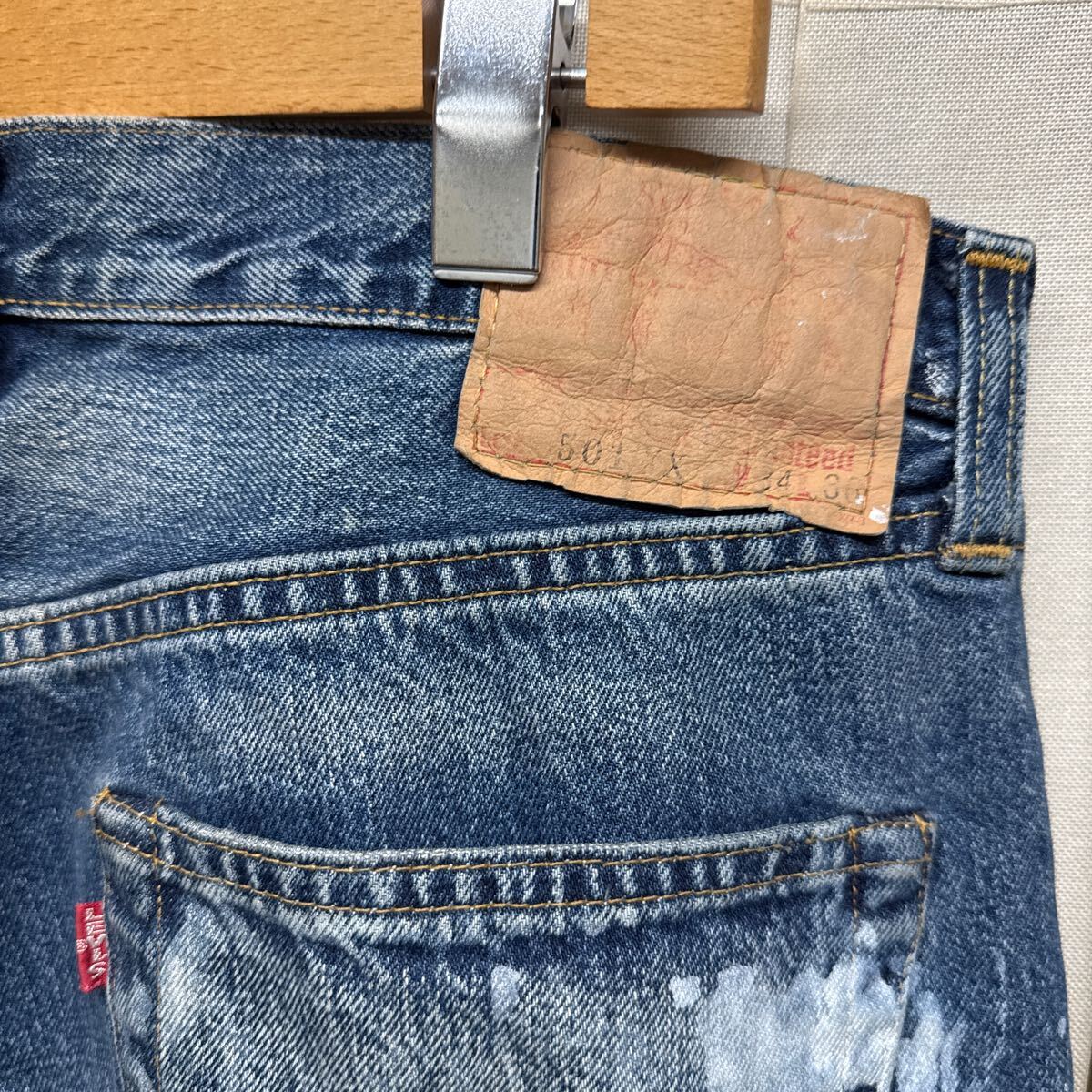 Levi's 501xx big E トップボタン裏555 バレンシア工場 Levi's 501xx big E トップボタン裏555 バレンシア工場
