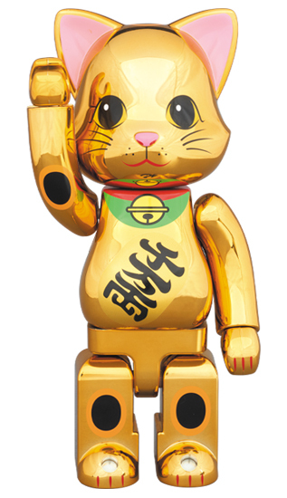 ソラマチ 5周年記念 NY@BRICK 招き猫 金メッキ 400% ニャーブリック/未開封