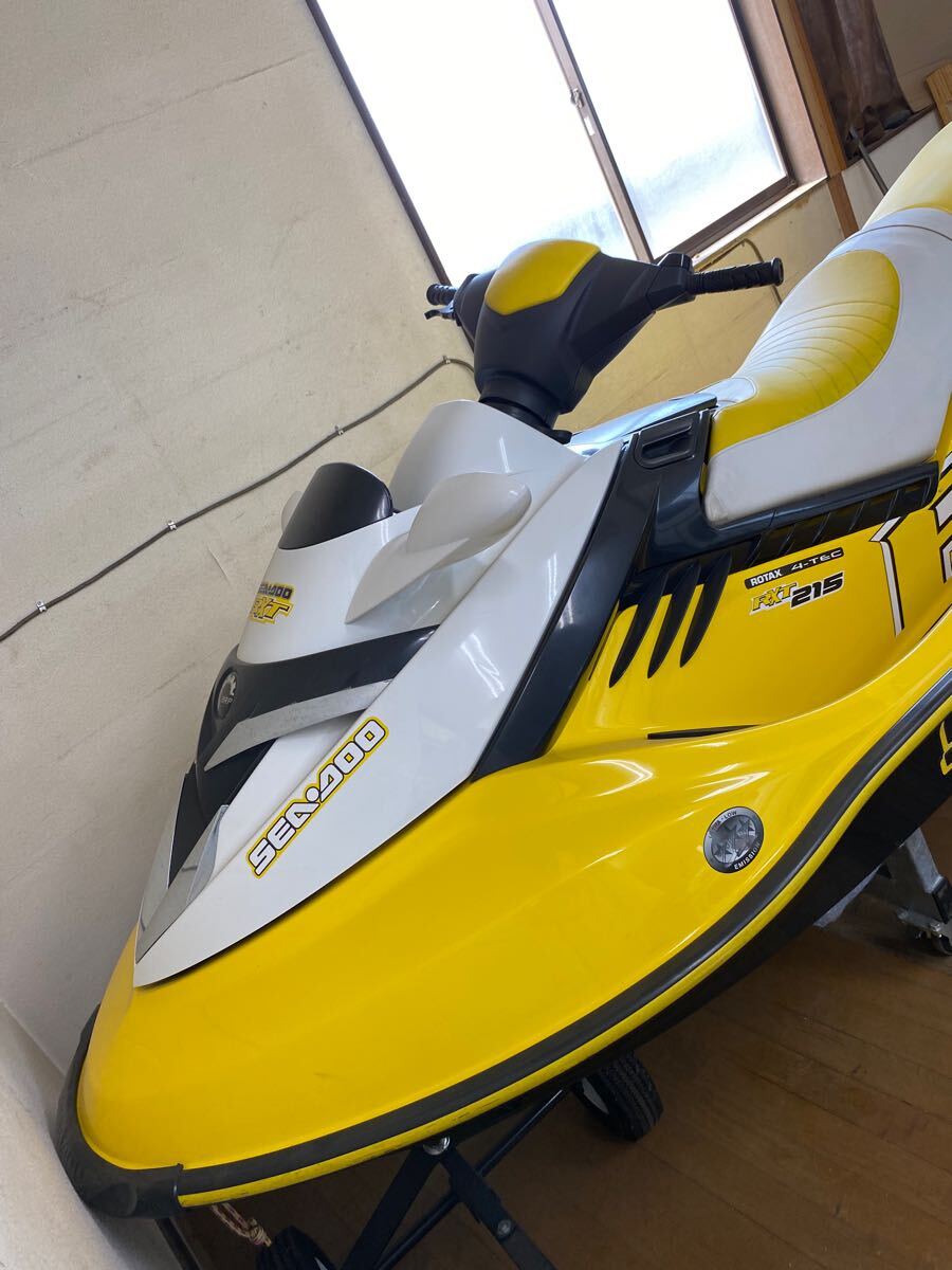 rxt215 SEADOO ジェットスキー 　船検r9年9月28日　スーパーチャージャー