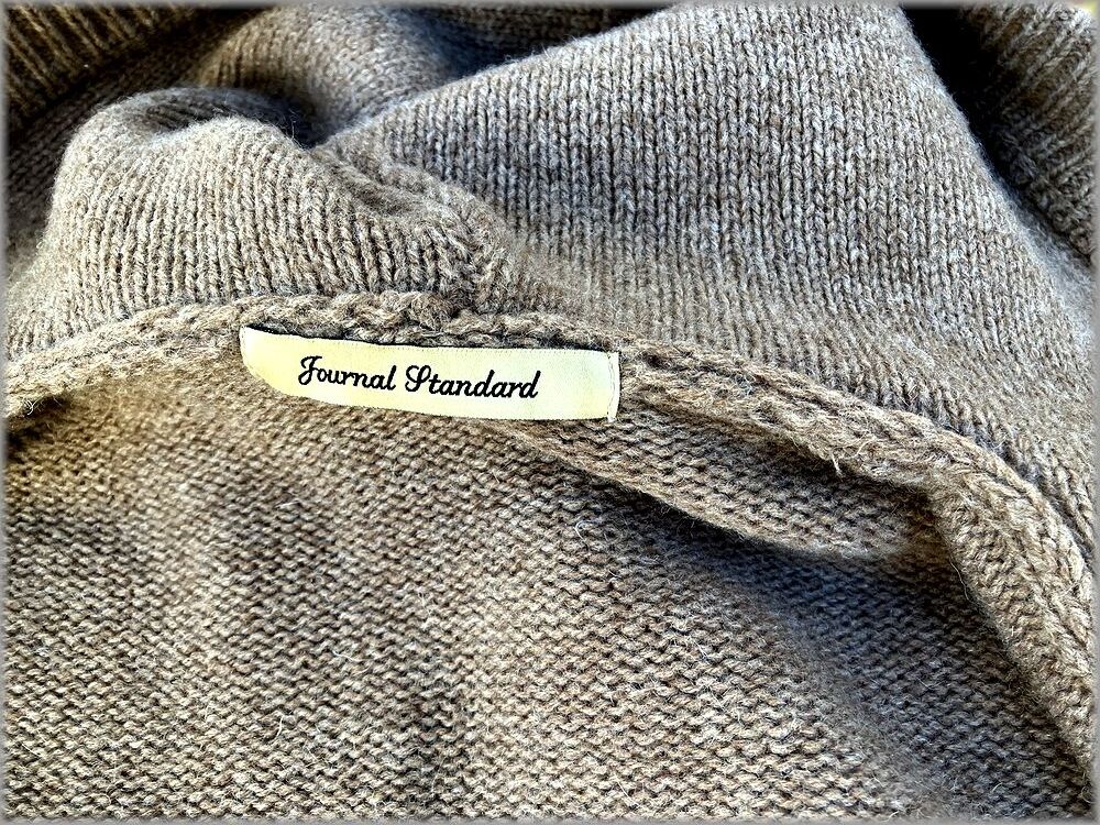 ◇JOURNAL STANDARD　ジャーナルスタンダード　ニット　フーディー　Lサイズ◇　検索　ジャケット　カーディガン　セーター　古著