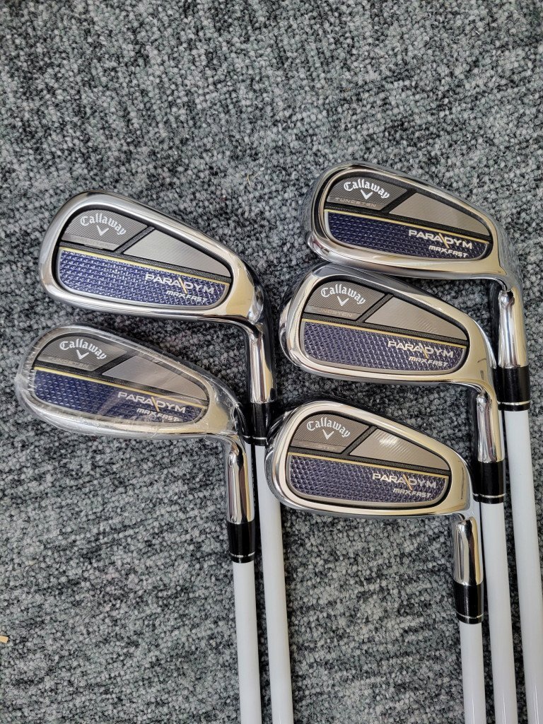 165518。CALLAWAY キャロウェイ PARADYM MAXFAST レディースアイアン 7-9.P.56 5本