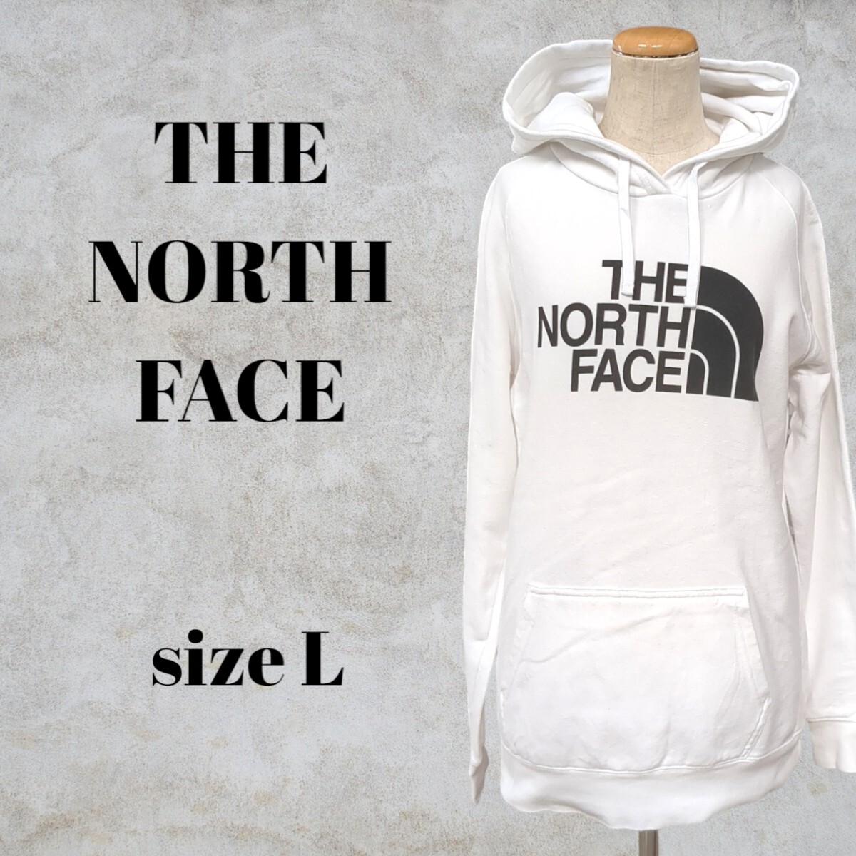 〇〇 THE NORTH FACE　 ノースフェイス　 プルオーバー　L　ホワイト
