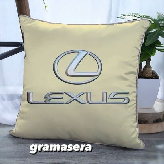 ★希少★ レクサス　LEXUS クッション 高品質(zhì)　ロゴクッション