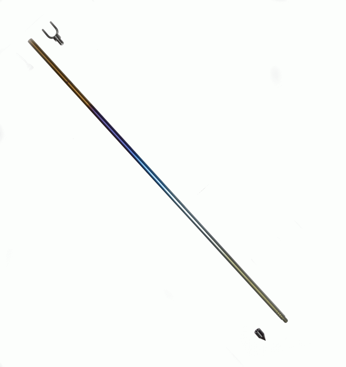  titanium Surf стержень установить U type держатель + titanium труба . высшее кислота . радуга цвет 110cm + 64 titanium конус песок ..3 шт. детали комплект 