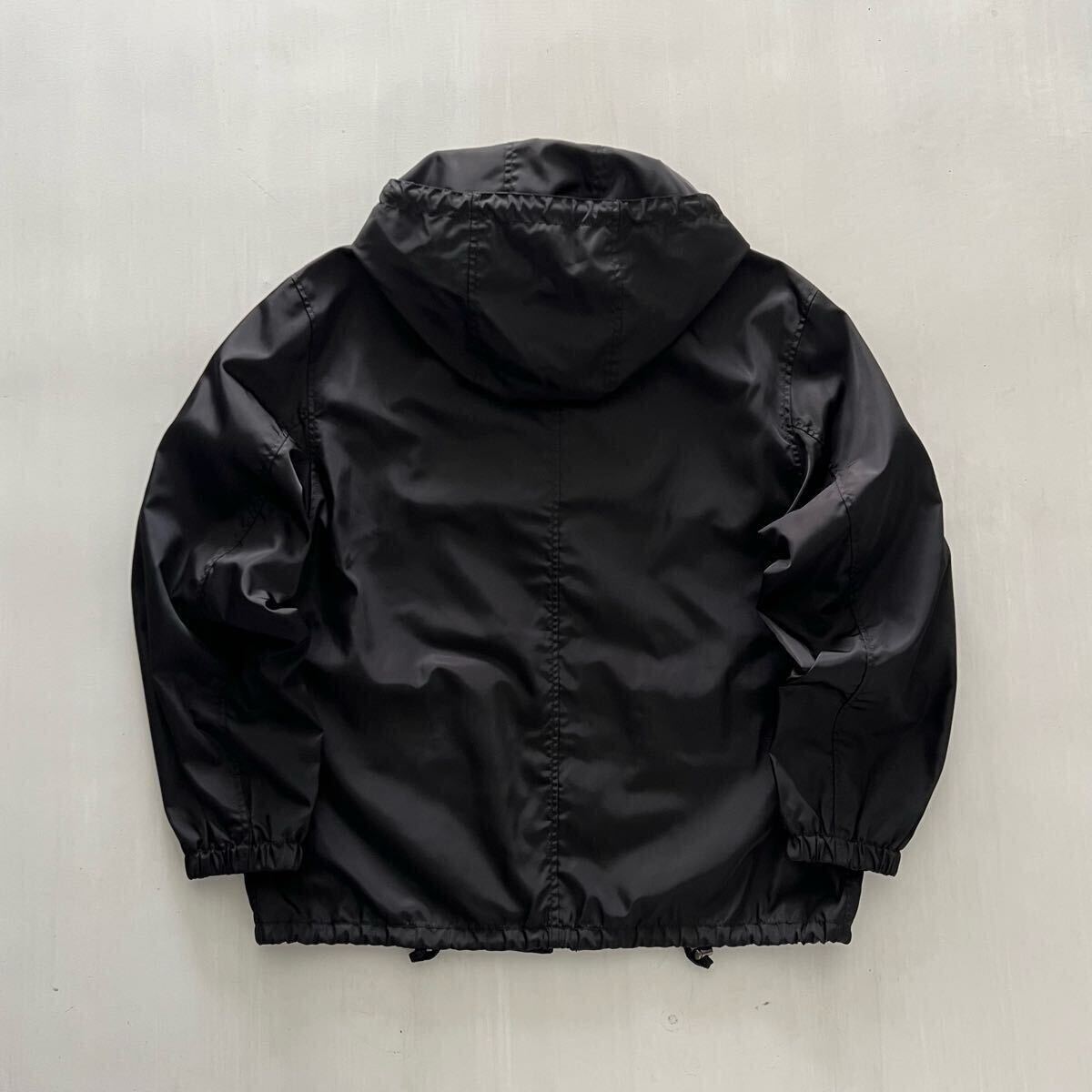 1998AW PRADA ナイロン ジャケット パーカー 黒 イタリア製 1998AW PRADA ナイロン ジャケット パーカー 黒 イタリア製