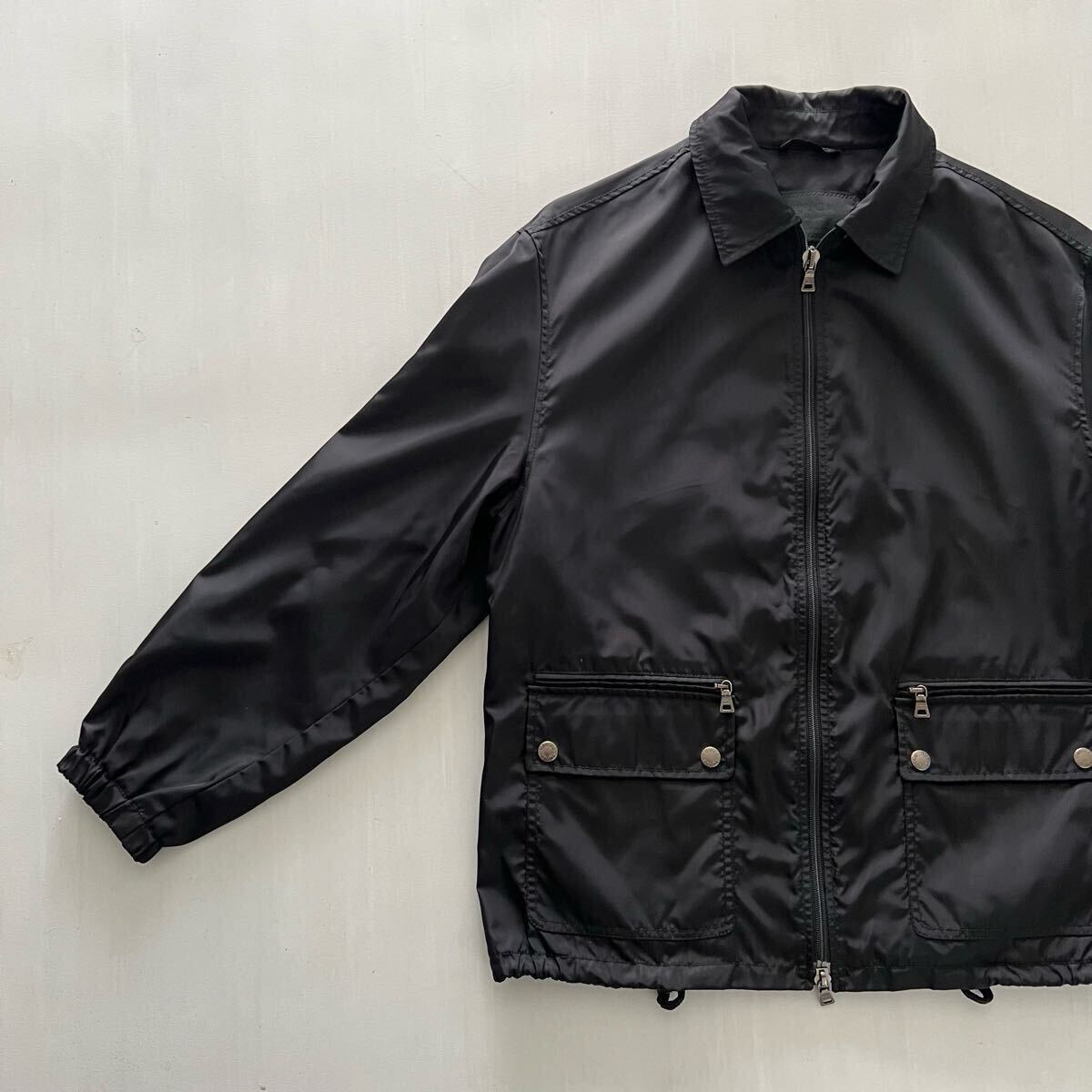 1998AW PRADA ナイロン ジャケット パーカー 黒 イタリア製 1998AW PRADA ナイロン ジャケット パーカー 黒 イタリア製
