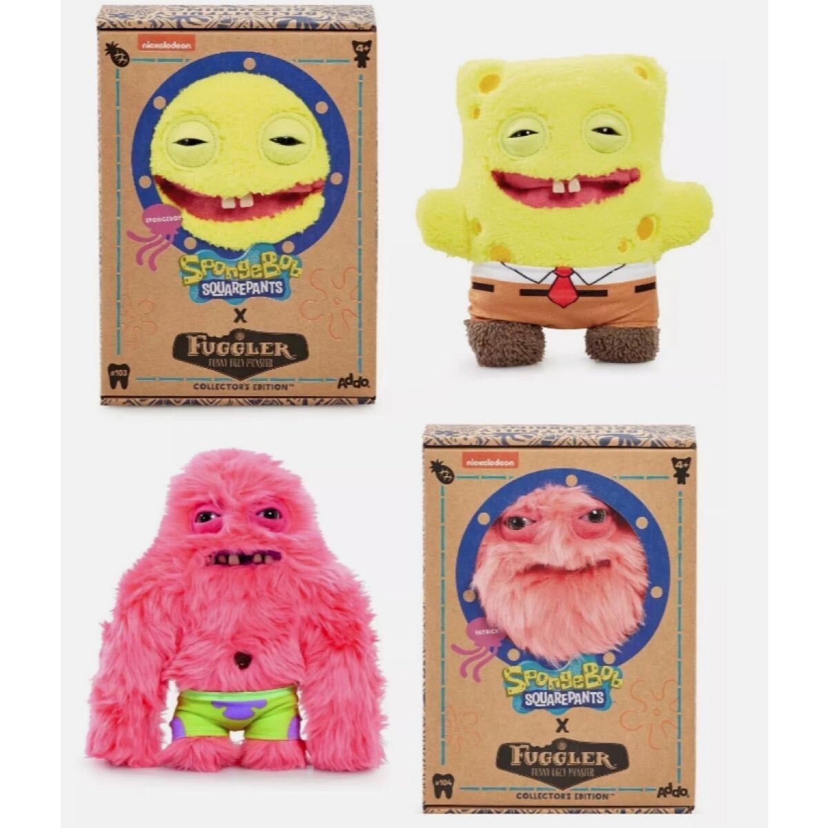 新品】 スポンジボブ パトリック FUGGLER ファグラー 海外限定品 新品】 スポンジボブ パトリック FUGGLER ファグラー 海外限定品