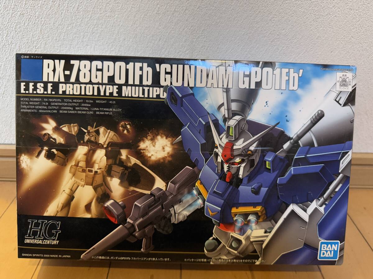 新品未開封 機動戦士ガンダム0083 HG 1/144 RX-78GP01Fb ガンダムGP01Fb フルバーニアン 018