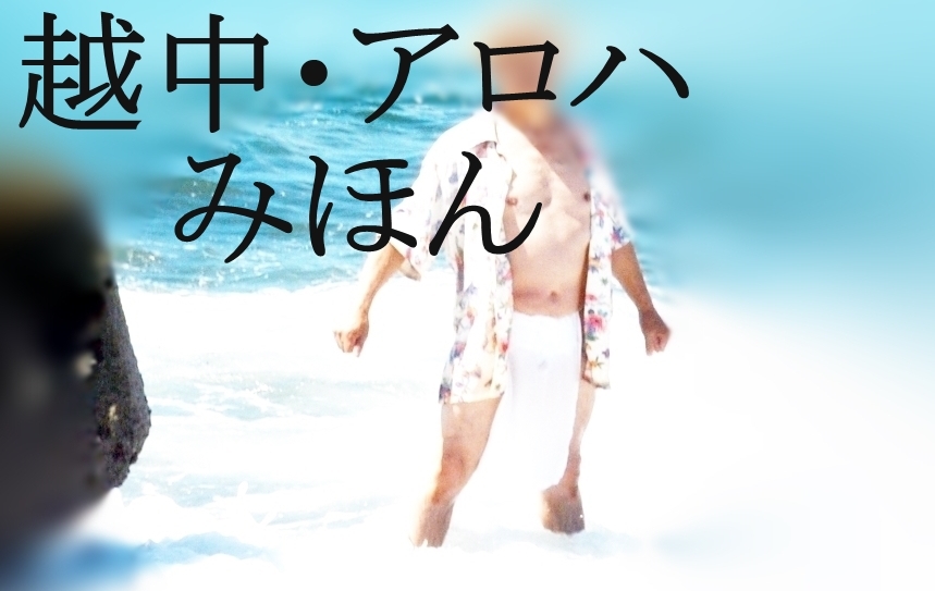 ふんどし　越中裈 　LLサイズ　特大　絹　紅型　　幅３1　長(zhǎng)さ９2?。牛保?
