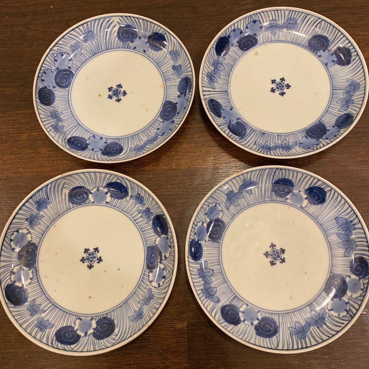 GE】Z417【コレクター所蔵品】『大明成化年製』銘 染付花鳥紋皿 GE】Z417【コレクター所蔵品】『大明成化年製』銘 染付花鳥紋皿