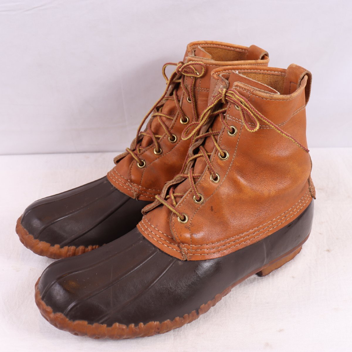 専門店では 80's 位 ビーンブーツ US 10 GM / 28.0cm 位 80年代 位 USA製 6ホール アメリカ製 LLビーン L.L.Bean メンズ 中古 bb1020 男性用