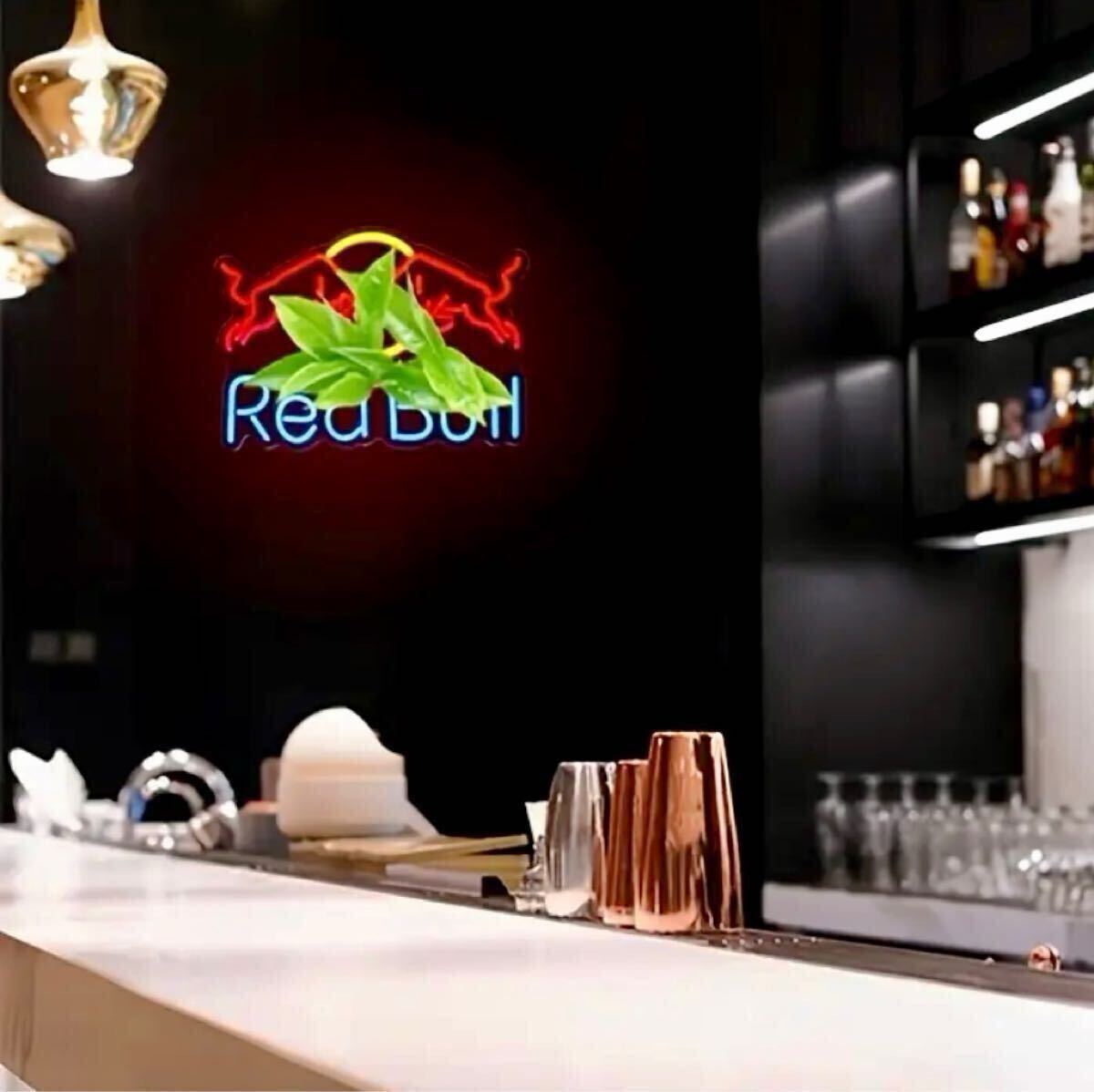 RedBull LEDネオンサイン ネオン看板 3色 USB電源 調光調整付 RedBull LEDネオンサイン ネオン看板 3色 USB電源 調光調整付