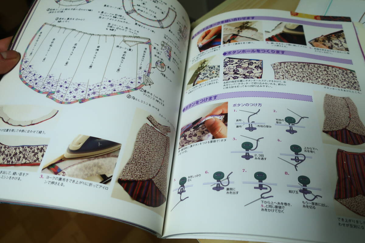 ごあきうえの　和裂れのリメイクドレス　型紙あり_画像10