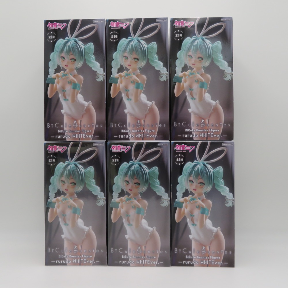 BiCute Bunnies Figure-rurudo WHITEver - 初音ミク 6体セット フィギュア 未開封品
