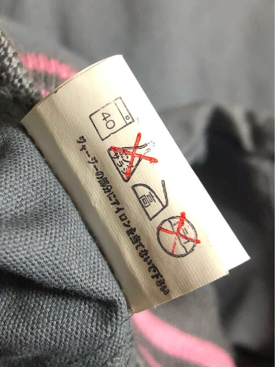 ヴィンテージ/ビンテージ 美品 昭和レトロ 日本製 TECHNO TOUCH CLUB PRESENTED BY KOM CO.LTD/テクノ タッチ クラブ スタジャン 灰 L_画像8