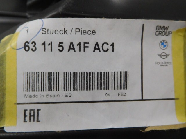 BMW Mini 3DA-XV15MW левая фара 63115A1FAC1 Valeo 37423513AA05 63.11-5A07DC1-05 F56 черный модель 366773