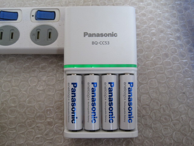 Panasonic エネループ 充電器セット ニッケル水素電池 K-KJ53MCC84 ⑤