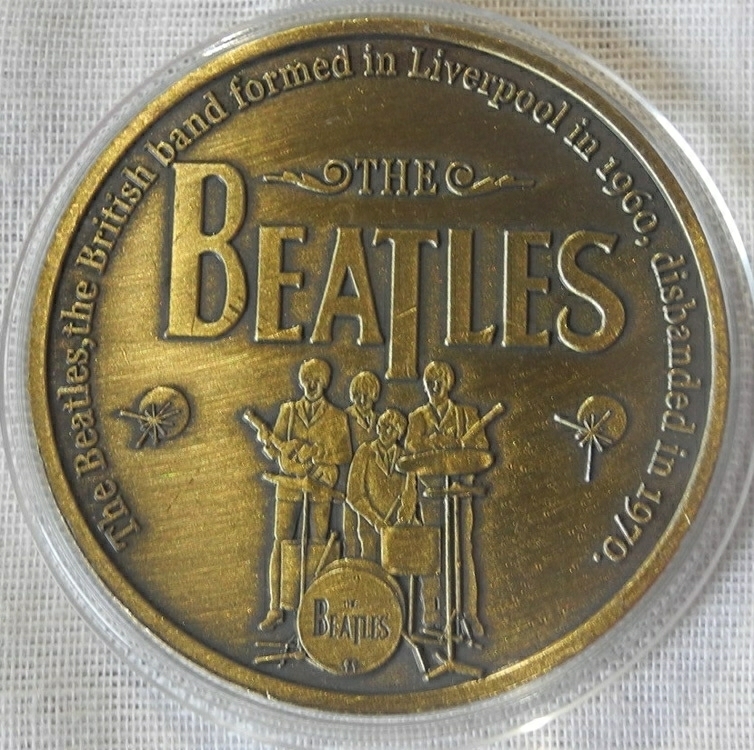 ビートルズ the beatles コレクションコイン 記念メダル ブロンズスタイル 1oz 1オンス アンティーク調(diào) イギリス