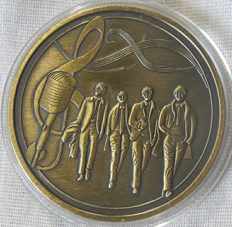 ビートルズ the beatles コレクションコイン 記念メダル ブロンズスタイル 1oz 1オンス アンティーク調(diào) イギリス