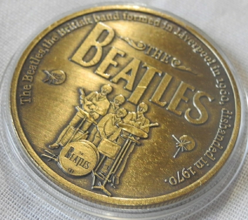 ビートルズ the beatles コレクションコイン 記念メダル ブロンズスタイル 1oz 1オンス アンティーク調(diào) イギリス