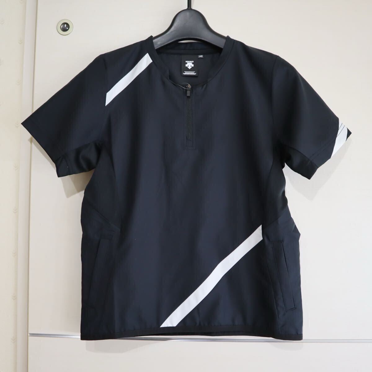  デサント(DESCENTE)(キッズ)野球 ウインドジャケット ジュニア 半袖 ウインドジャック PJ-327J ジュニア140
