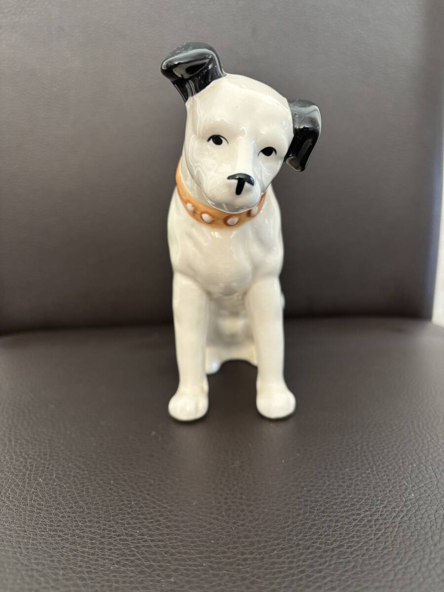 【希望者のみラッピング無料】 ビクター犬 ニッパー君 レア(キャラクター レトロ 置物 陶器 工芸品