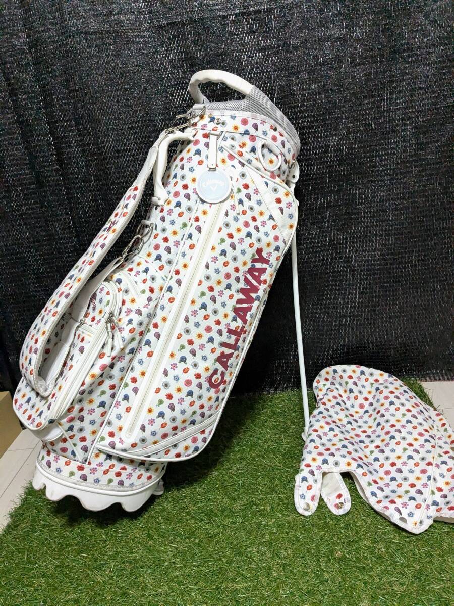 Callaway Flower Art Collection スタンド式 キャディバッグ 9型 Callaway Flower Art Collection スタンド式 キャディバッグ 9型