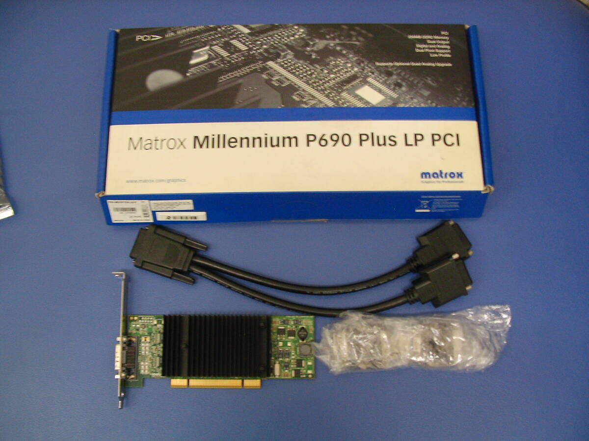 ビデオカードMatrox Millennium P690 Plus LP PCI 256MB