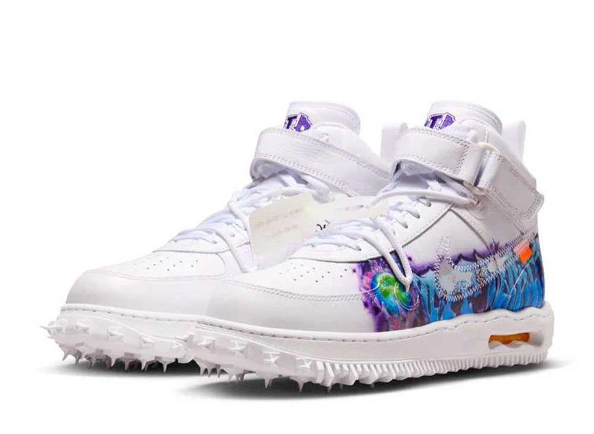 OFF-WHITE × AIR FORCE 1 MID "GRAFFITI" DR0500-100 (ホワイト/ホワイト)