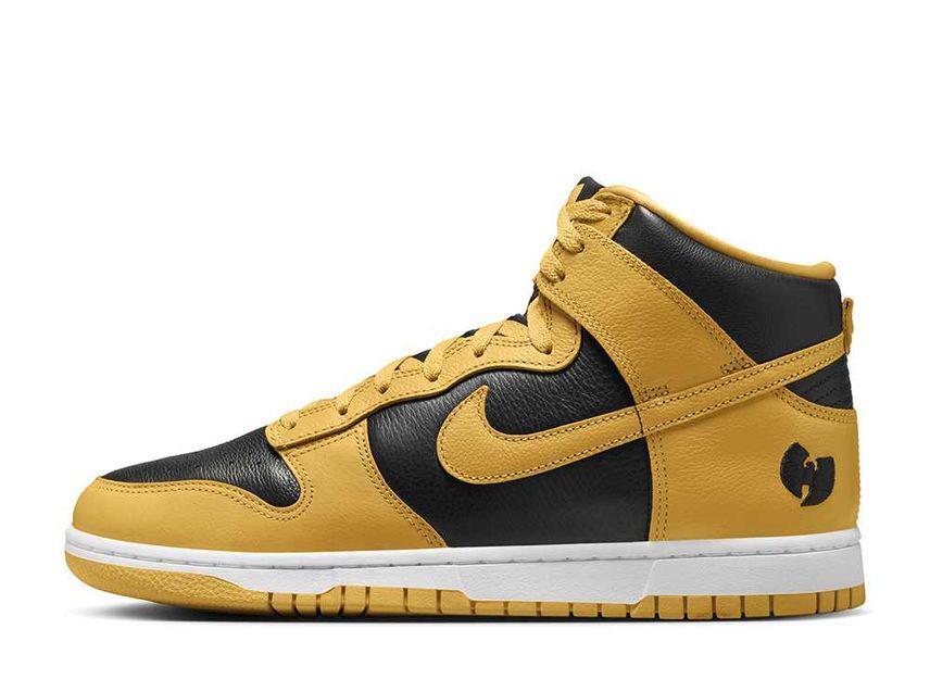 Wu-Tang Clan × Nike Dunk High Retro PRM "Black and Pollen" 28cm HJ4320-001