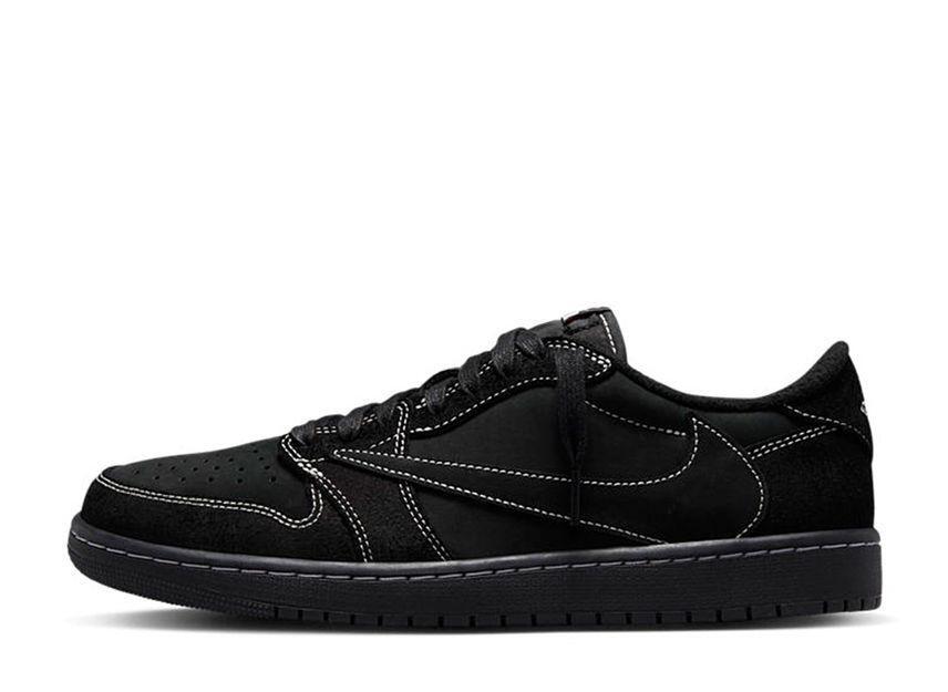 Travis Scott × Nike Air Jordan 1 Low OG SP "Black Phantom" 23.5cm DM7866-001