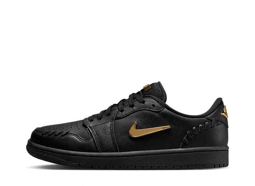 Nike Women\'s Air Jordan 1 Low MM "Black/Metallic Gold" 28cm FN5032-007
