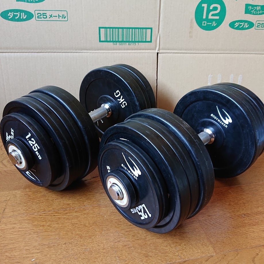 BodyMaker ボディーメーカー　ダンベル 計50kg 穴径28mm