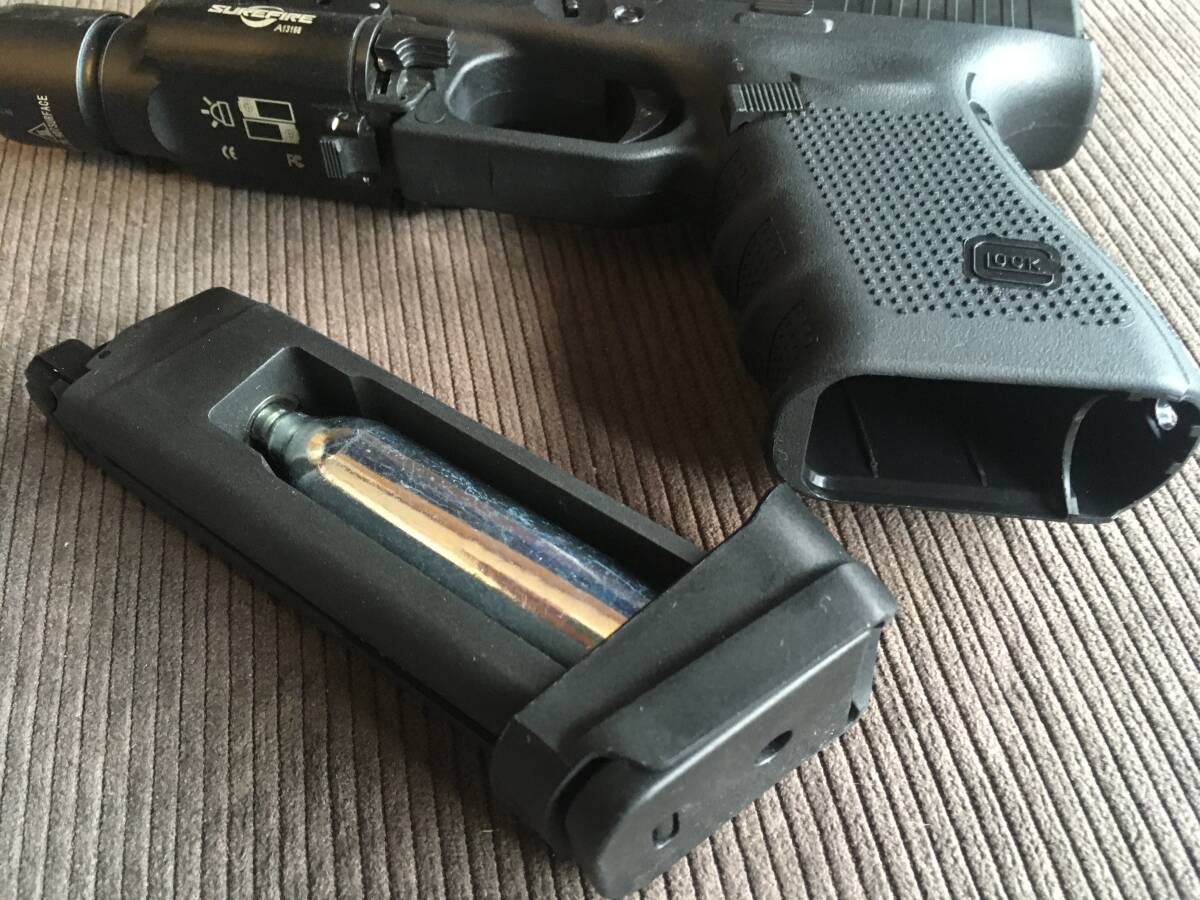 カスタムグロック(co2マガジン) カスタムCO2マガジン for UMAREX G19 Gen 4 CO2 カスタム【ハイ