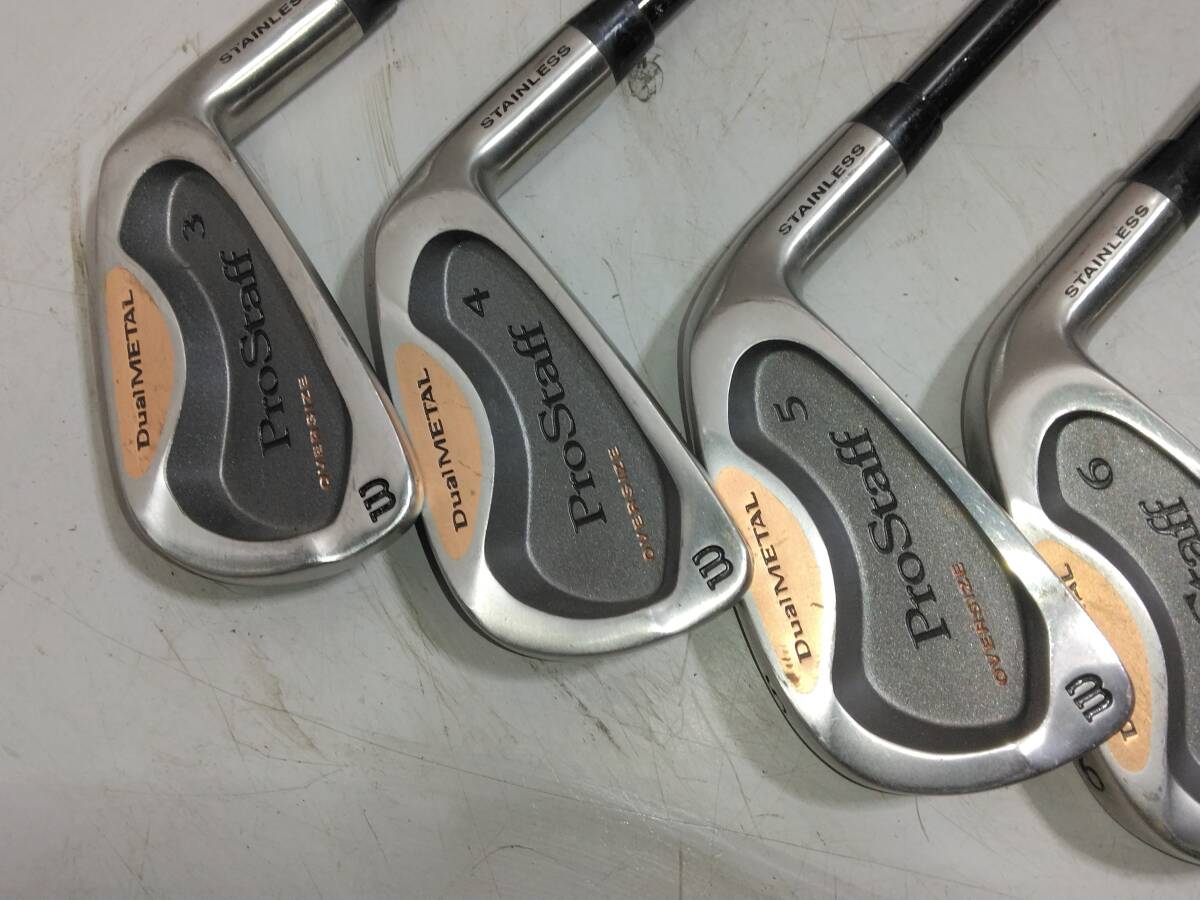 ☆大坂発 引取希望 Wilson Prostaff PERFORMANCE アイアンセット 3～9/S/A/P 10本！140サイズ発送