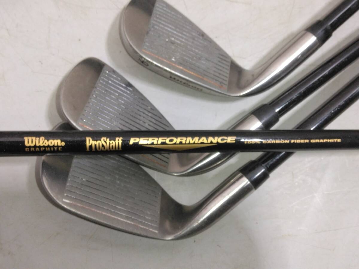 ☆大坂発 引取希望 Wilson Prostaff PERFORMANCE アイアンセット 3～9/S/A/P 10本！140サイズ発送
