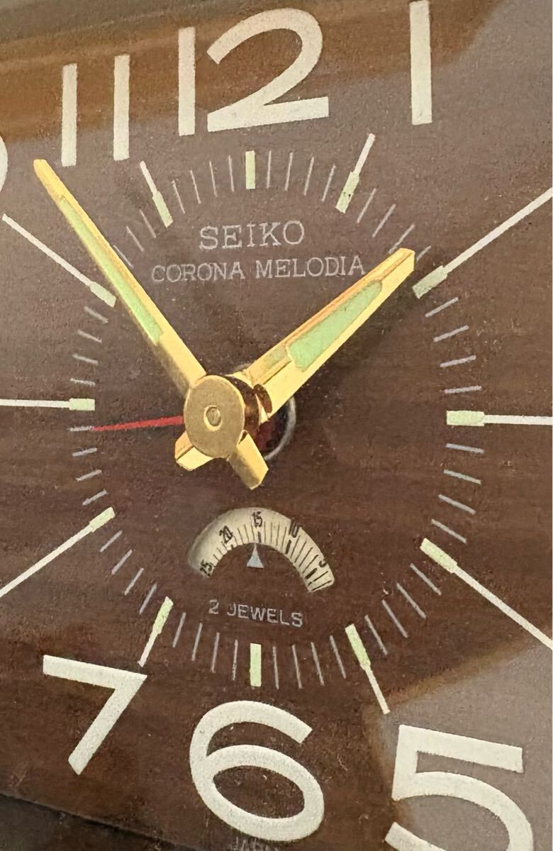 当時物 昭和レトロ SEIKO セイコー CORONA MELODIA コロナ 当時物 昭和レトロ SEIKO セイコー CORONA MELODIA コロナ