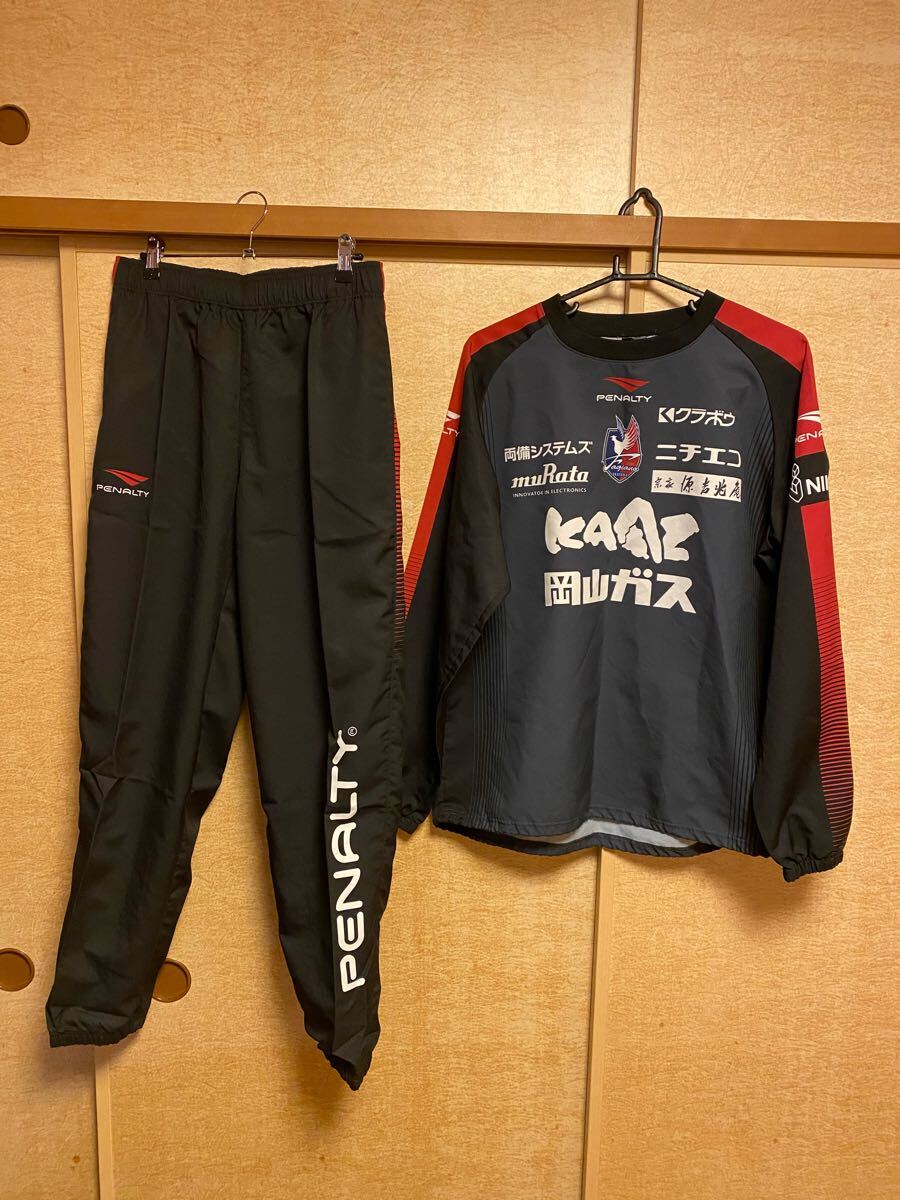 モ*︎様 支給品 2022 ファジアーノ岡山 上下セット スタッフ トレーニング Yahoo!オークション - ファジアーノ岡山 チーム支給品 非売品