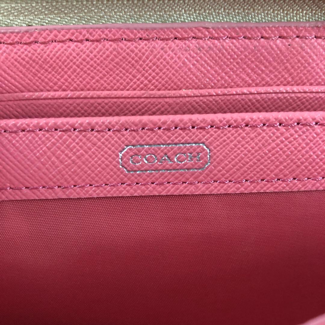 COACH コーチ シグネチャー 長財布 ピンク レディース ブランド 財布 カードケース お札入れ 小銭入れ コインケース 小物 