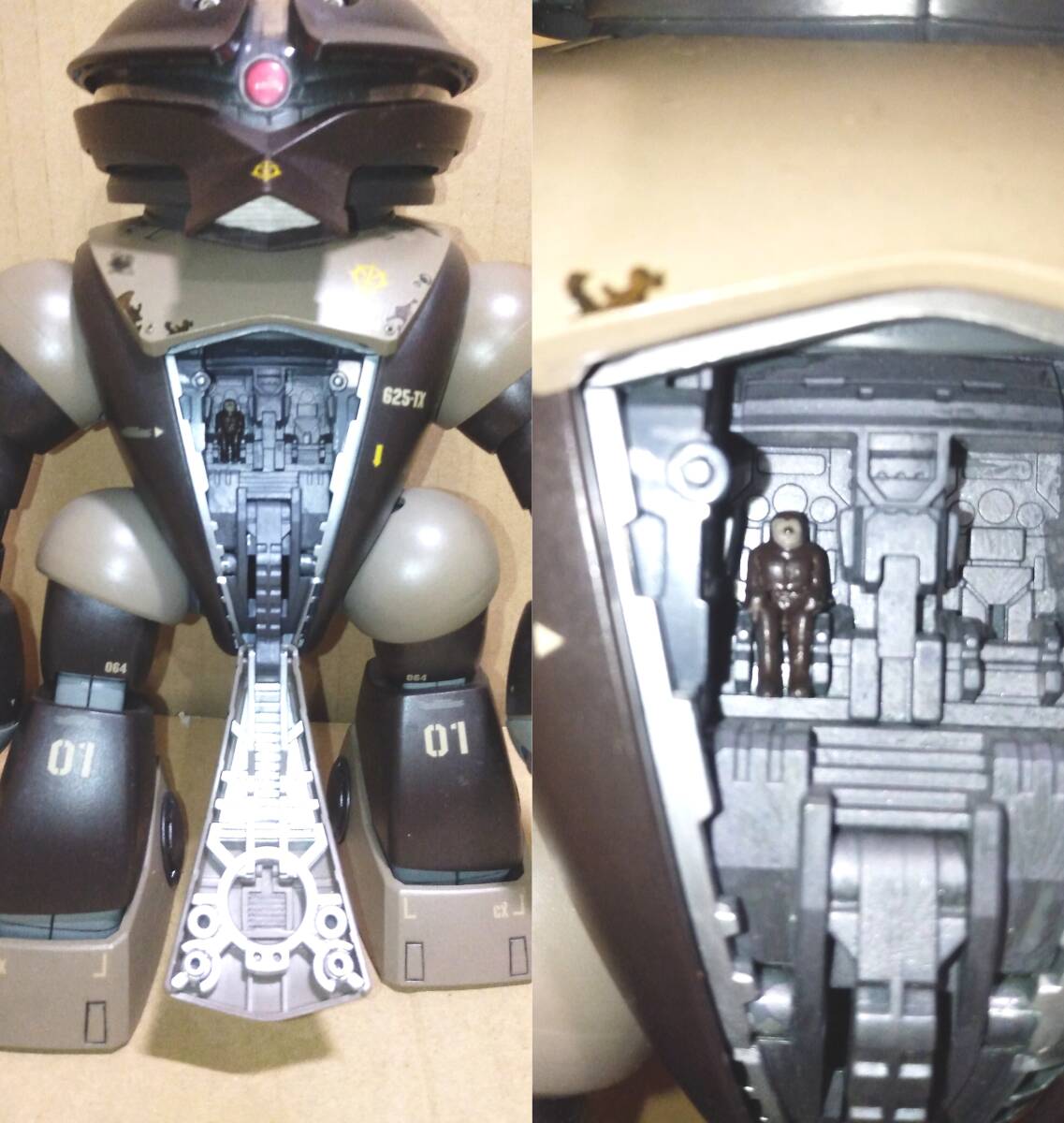 プチ改修 塗装済み完成品］MG 1/100 MSM-04 アッガイ 機体番号