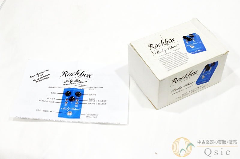 [極美品] Rockbox Electronics Baby Blues 4つのスイッチの組み合わせで多彩な音色が得られるオーバードライブ [NL590]【神戸店在庫】