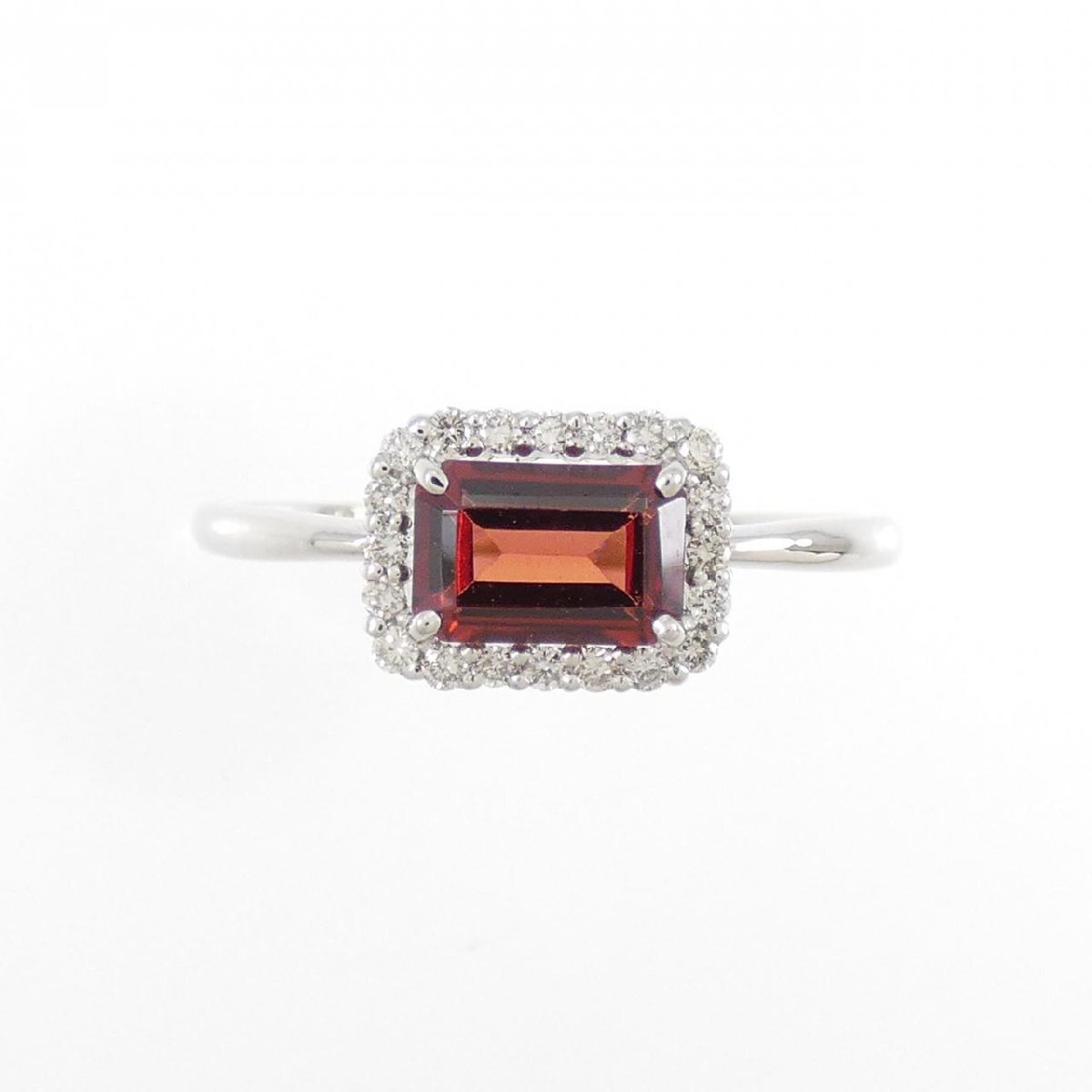 【新品】PT ガーネット リング 0.69CT